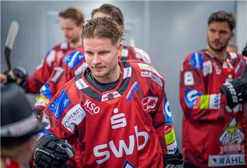 Justin Büsing absolviert in Crimmitschau eine gute erste Saison als Eishockey-Profi.