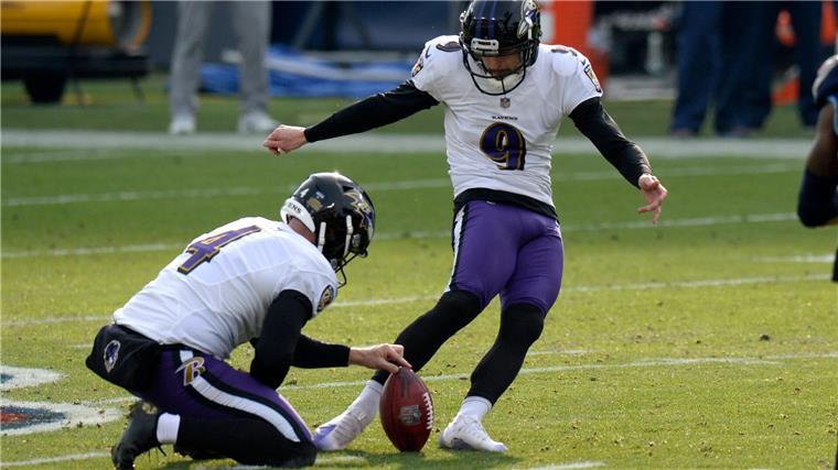 Sexuelles Fehlverhalten? Schwere Vorwürfe gegen NFL-Star Justin Tucker (r) sieht sich schweren Anschuldigungen ausgesetzt.