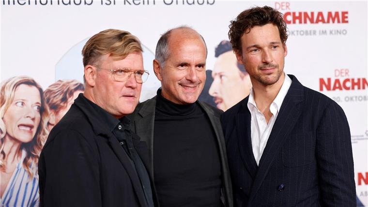 „Der Spitzname“ - Fortsetzung mit Fitz im Winter Justus von Dohnanyi, Christoph Maria Herbst und Florian David Fitz sind im Dezember in „Der Spitzname“ wieder zusammen auf der Leinwand zu sehen. (Archivfoto)