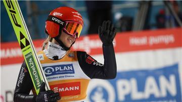 Kam nicht über Rang 16 hinaus: Skispringerin Katharina Schmid.