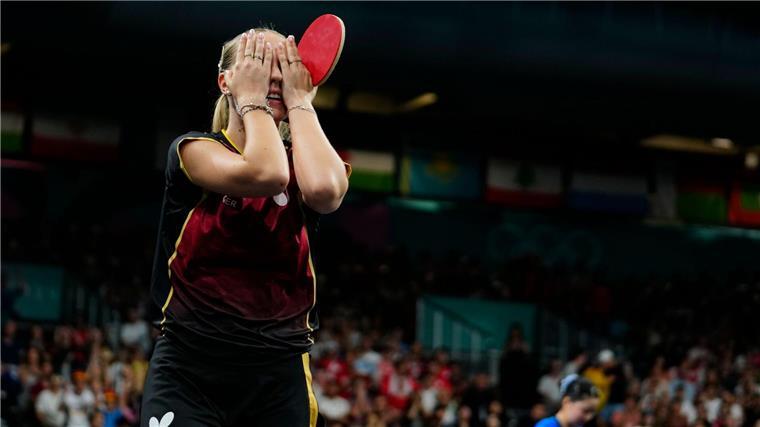 Niederlage gegen Japan: Tischtennis-Frauen kämpfen um Bronze Kann ihren Sieg gegen die Weltranglisten-Achte kaum fassen: Annett Kaufmann.