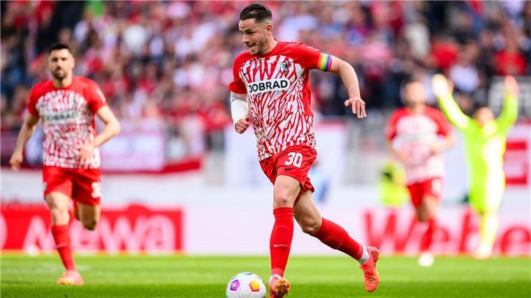 Kapitän Christian Günter hofft mit dem SC Freiburg auf einen erfolgreichen Auftakt im DFB-Pokalspiel beim VfL Osnabrück.