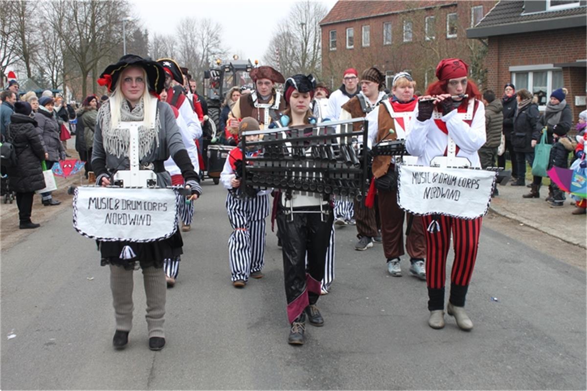 Karneval in Wehdel 2020: Die Infos für Samstag Karneval in Wehdel – da wird Lärm und Radau gemacht. Mit dabei ist wieder das „Music & Drum Corps Nordwind“ aus Leer.