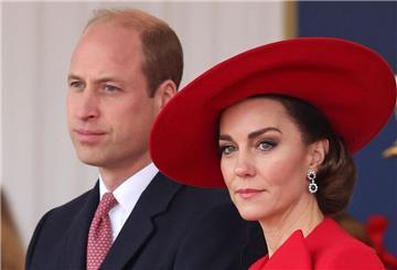 Kate, Prinzessin von Wales, und William, Prinz von Wales, nehmen an einer Feierlichkeit teil.