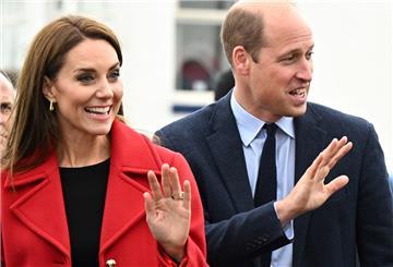 Kate und William, der Prinz und die Prinzessin von Wales