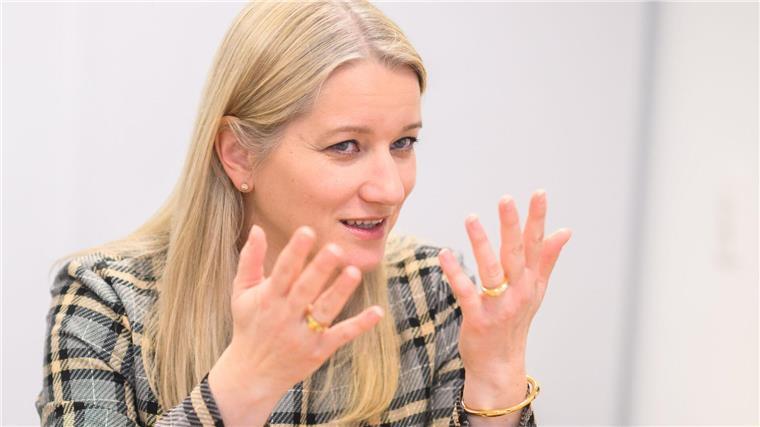 Kathrin Wahlmann (SPD), Justizministerin Niedersachsen, spricht.