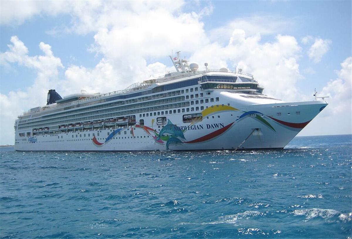 Die in Papenburg gebaute Norwegian Dawn.
