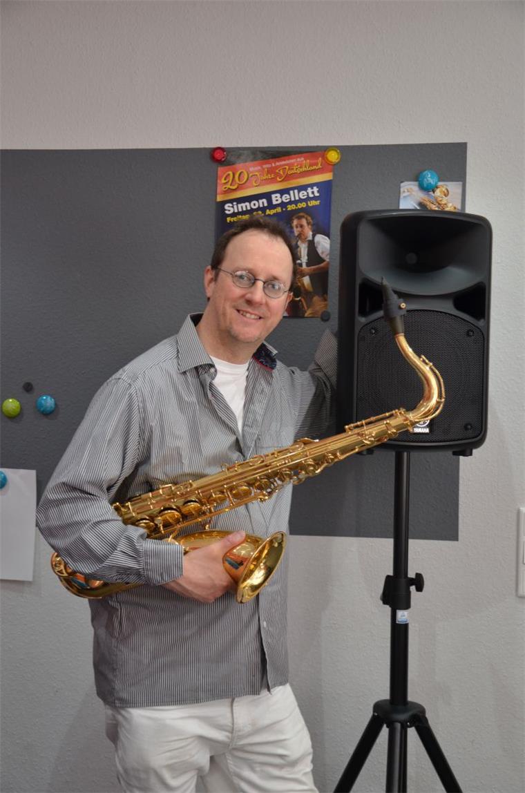 Kein Tag ohne Musik: Doch Simon Bellett liebt auch die Momente der Stille. 