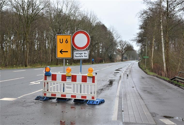 K58: Strecke ab 14. Februar wieder gesperrt Keine Durchfahrt: So wie bereits zwischen Oktober und Dezember sieht es bald auf der K58 wieder aus. Dann wird der zweite Bauabschnitt unter Vollsperrung saniert.