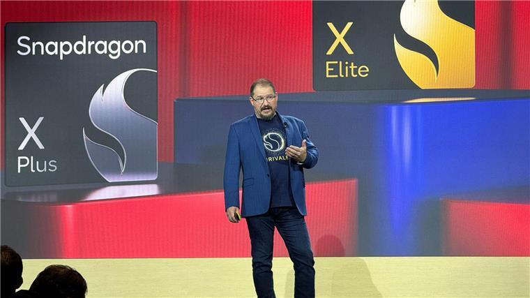 Qualcomm legt im Wettstreit mit Intel und Apple nach KI-Laptops mit dem Chipsystem Snapdragon X Plus sollen weniger als 1.000 Euro kosten, verspricht Qualcomm-CEO Cristiano Amon.
