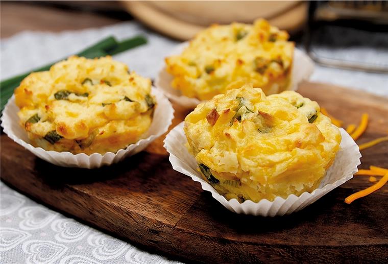 Klein und lecker: Muffins aus Kartoffelresten Kleine Kartoffelbrei-Muffins sind schnell gemacht.