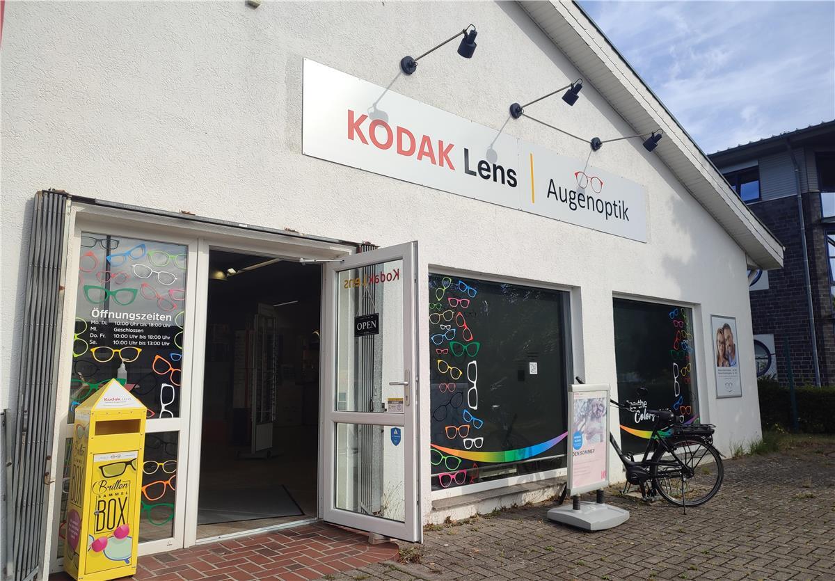Für den Durchblick mit Schick zum Kodak Lens Store Bremerhaven Außenansicht von Kodak Lens