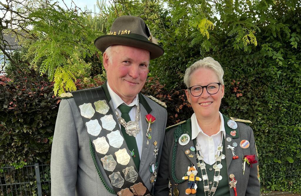 Schützenverein Beverstedt, König Egon Seebeck, Königin Heike Stock