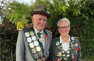Schützenverein Beverstedt, König Egon Seebeck, Königin Heike Stock