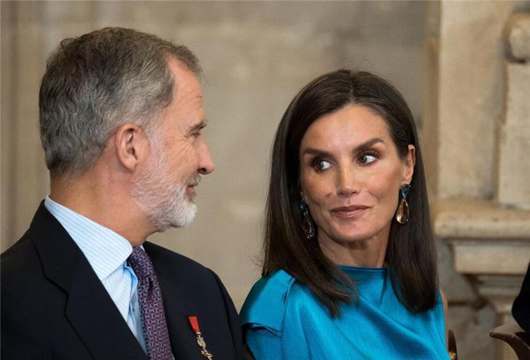 Dienen und Pflicht: Zehn Jahre König Felipe VI. von Spanien König Felipe VI. und Königin Letizia von Spanien.