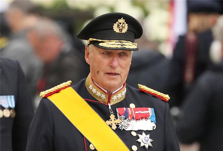 König Harald bekommt temporären Herzschrittmacher König Harald V. von Norwegen 2019 in Luxemburg.