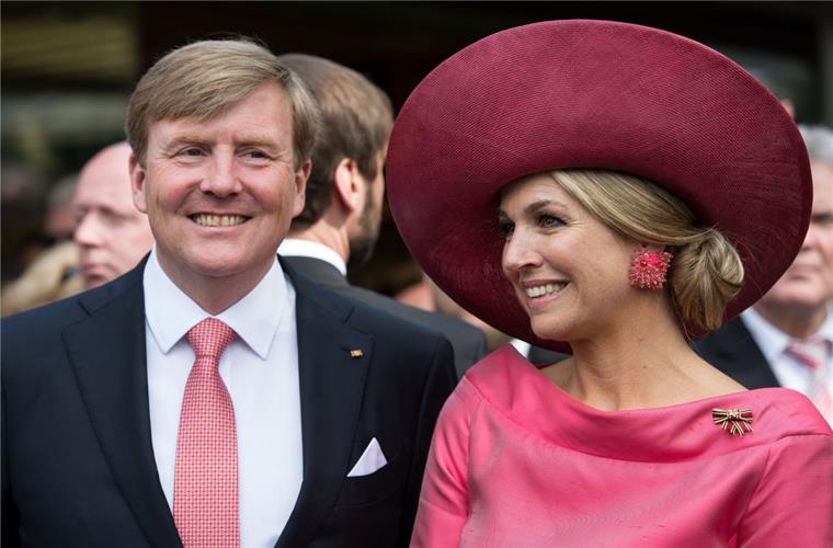 Königin Máxima und König Willem-Alexander der Niederlande kommen am 6. März 2019 nach Bremerhaven.