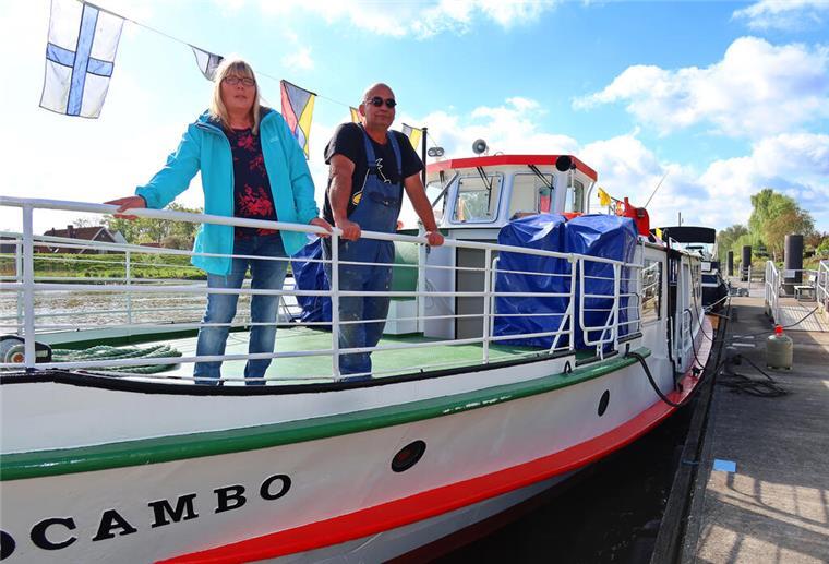 Mit dem Fahrgastschiff „Mocambo“ den Reiz der Oste entdecken Das Ausflugsschiff "Mocambo".