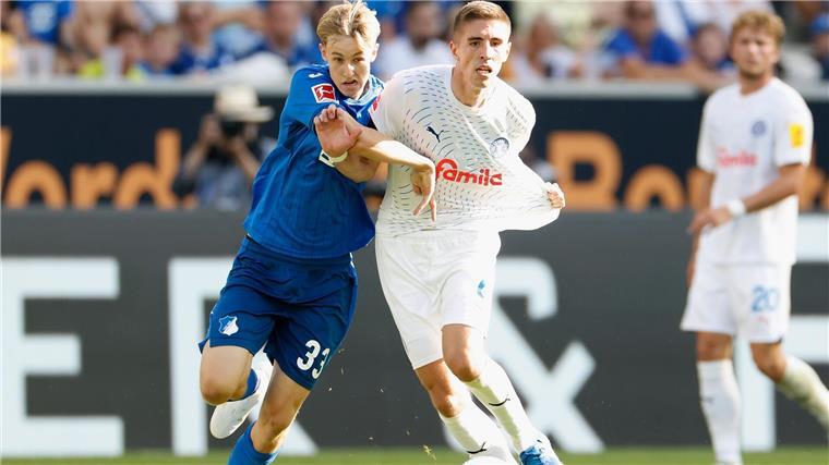 Kiels Trainer Rapp optimistisch nach Bundesliga-Premiere Kommt nicht durch gegen Hoffenheim: KIels Marko Ivezic