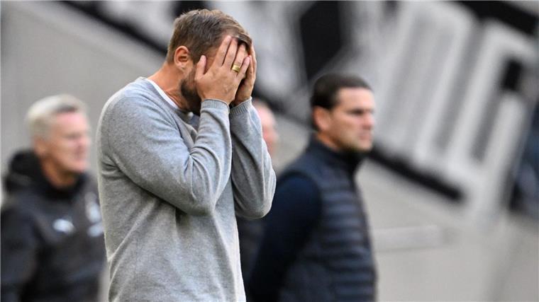 „Dreckiger Sieg“: Joker Cvancara erlöst Gladbach gegen Union Konnte kaum hinsehen: Union-Coach Bo Svensson.