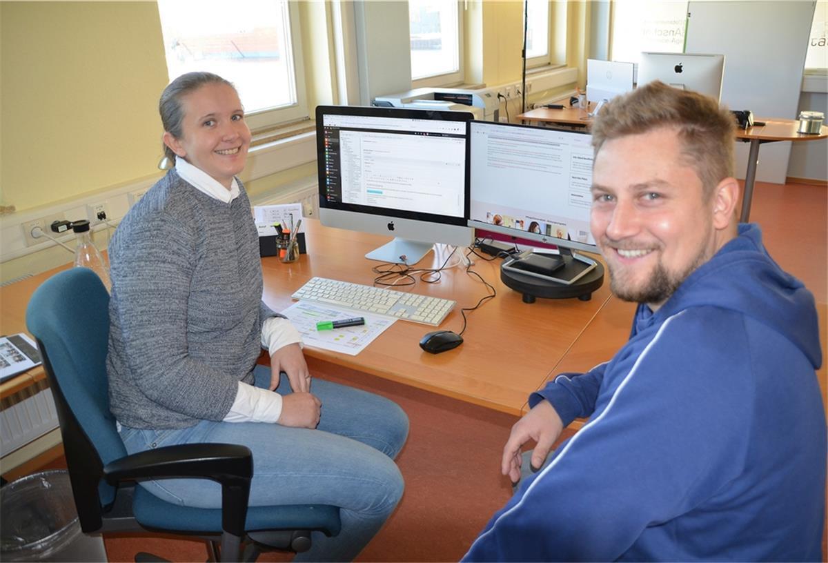 Lena Dages und Michel Weidinger von der Agentur :seeyou
