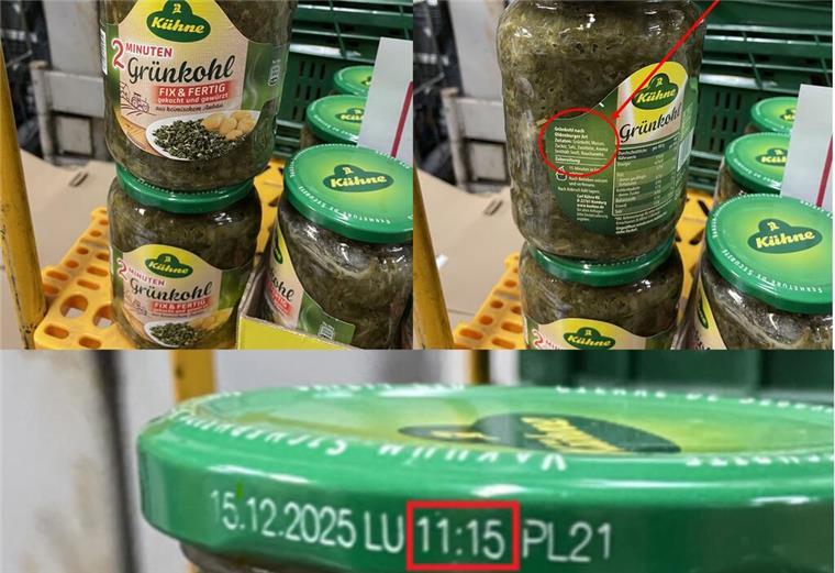 Grünkohl Fix & Fertig: Kühne ruft beliebtes Produkt zurück Kühne ruft Grünkohl-Gläser zurück.
