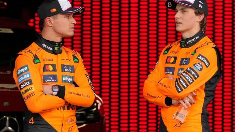 Mehrkampf um die WM-Krone? „Eine Menge kann passieren“ Lando Norris (l) und Oscar Piastri: Wer von beiden hat mehr „Killerinstinkt“?