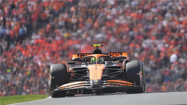 Verstappens Schadensbegrenzung: Norris erteilt Dünen-Lektion Lando Norris verpatzt mal wieder seinen Start.