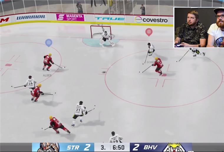 Halbfinale! Pinguins setzen sich durch Lange stand es 2:2.
