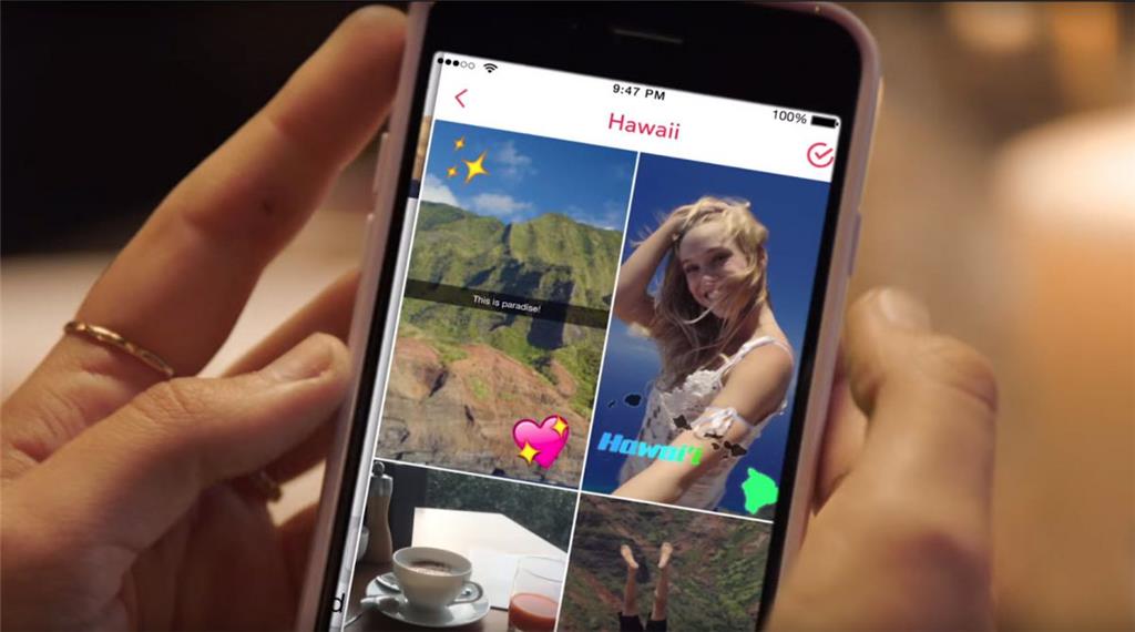 Lange war Snapchat ein unmittelbares Medium: Fotos oder Videos konnten nur direk...