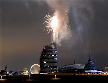 Lasershow beim Seestadtfest.