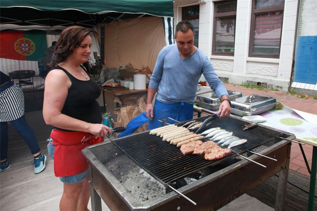 Lecker! Fisch auf dem Grill.