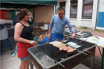 Lecker! Fisch auf dem Grill.