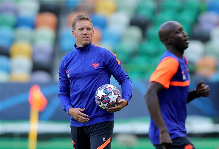 Champions League: RB Leipzig bereit für das Viertelfinale Leipzigs Cheftrainer Julian Nagelsmann blickt optimistisch aufs Viertelfinale.