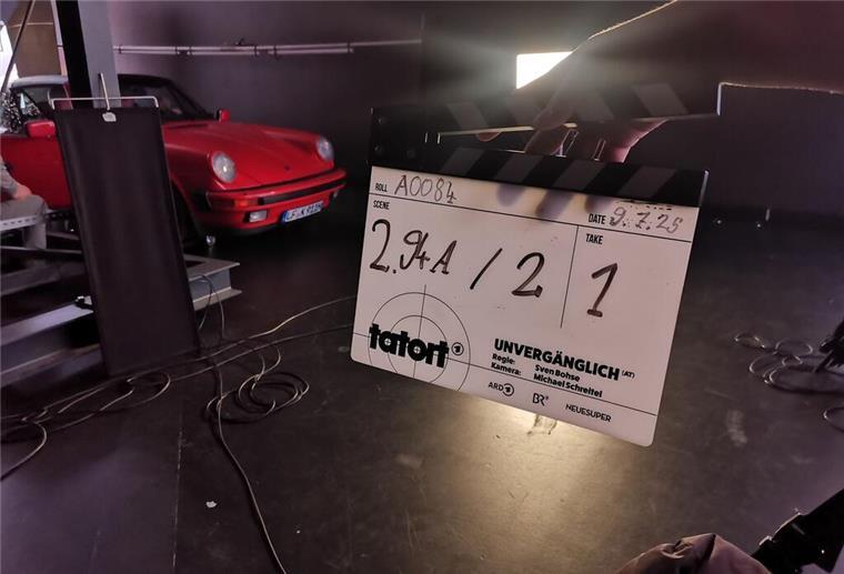Letzte „Tatort“-Klappe für Leitmayr und Batic in München Leitmayrs roter Porsche kehrt zum Abschied zurück.