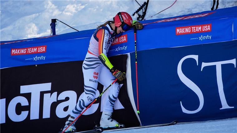 Weltcup-Finale: Brignone gewinnt auch Riesenslalom-Kugel Lena Dürr kam mit dem Kurs in Sun Valley nicht zurecht.