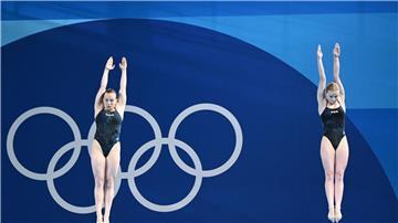Lena Hentschel und Jette Müller verpassen im Olympia-Synchronspringen eine Medaille.