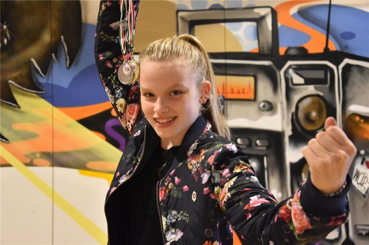 HipHopperin Leonie tanzt für Barilla Leonie Brouwer-Pohlenz