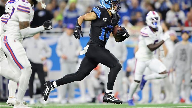 St.-Brown-Show reicht nicht: Lions verlieren gegen Bills Lief den Bills mehrmals davon: Amon-Ra St. Brown.