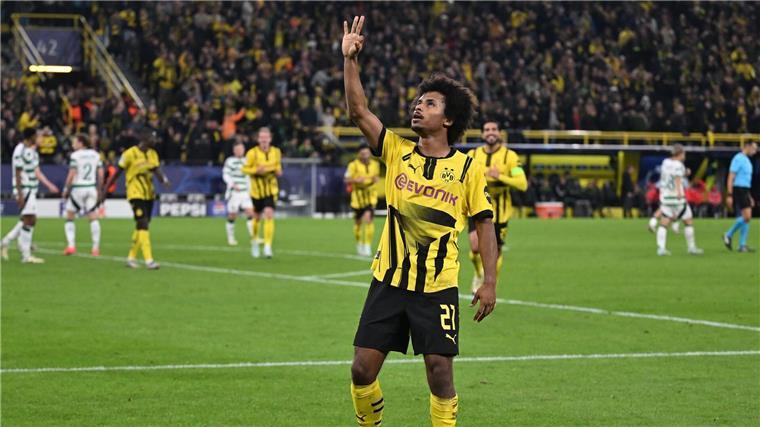 Berauschende Adeyemi-Gala mit Sorgen: BVB entzaubert Celtic Lief zu großer Form auf: Karim Adeyemi
