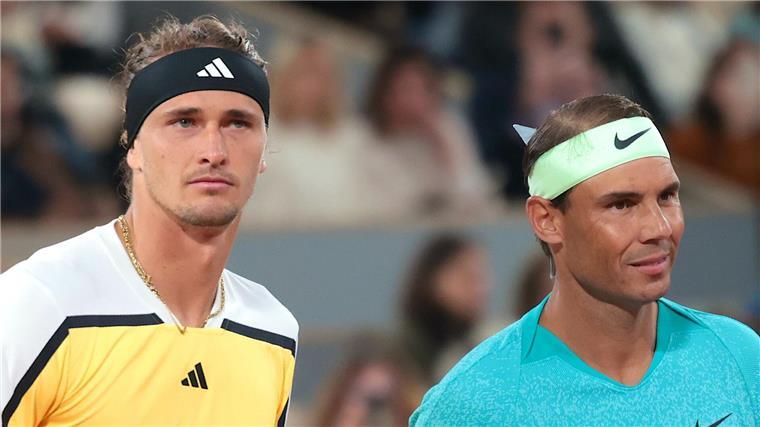 Lieferten sich viele Duelle auf dem Platz: Alexander Zverev und Rafael Nadal. 