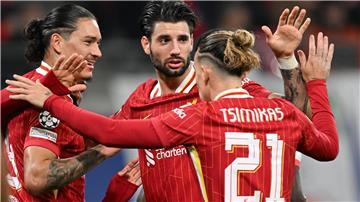Liverpool jubelt über die Führung.
