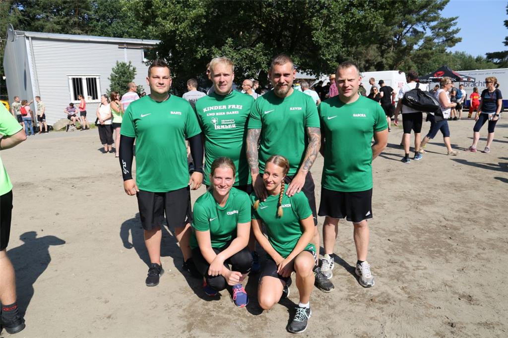 Lokalmatadoren: Dieses Team aus Hoope rund um Sebastian Irmler setzt auf Teamgeist.