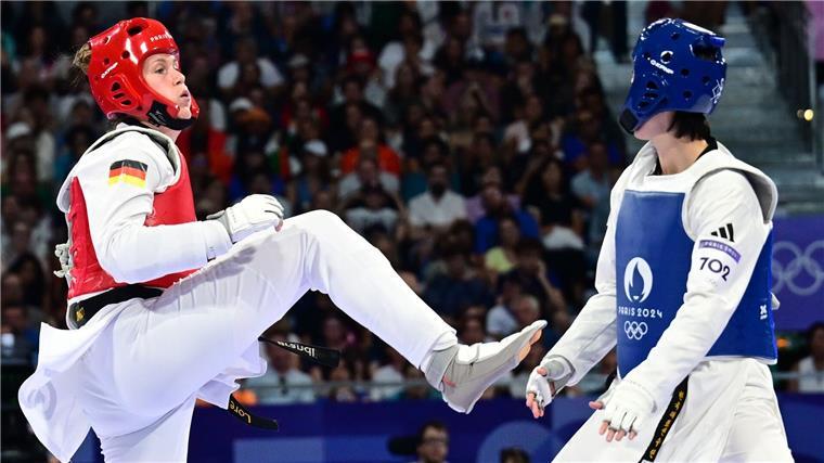 Brandl verfehlt Taekwondo-Bronze: „Tut unfassbar weh“ Lorena Brandl verpasste Bronze in Paris knapp.