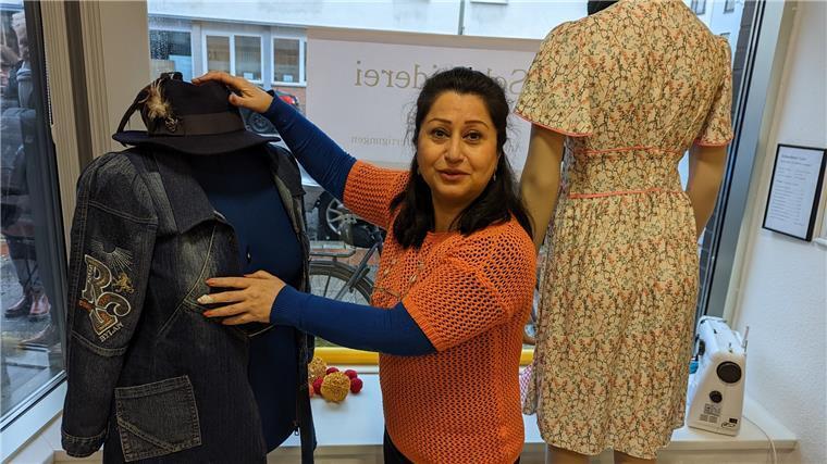 Blick in einen Pop-up-Laden