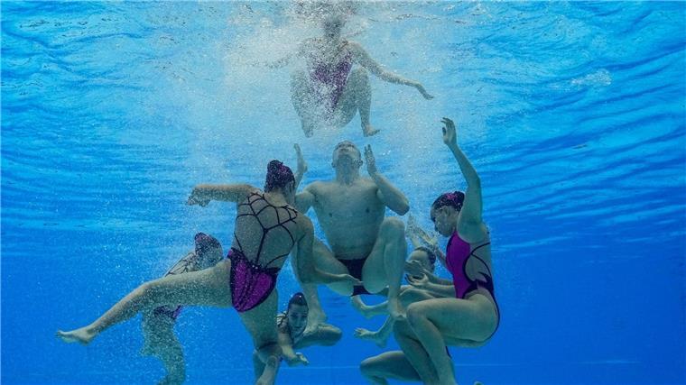Weiter keine Synchronschwimm-Männer bei Olympia Männer im Synchronschwimmen sind bei Olympia zwar erlaubt, aber keiner ist in Paris am Start.