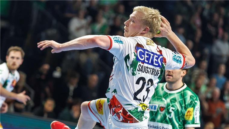 SC Magdeburg schlägt Rhein-Neckar Löwen mit 30:27 Magnus Saugstrup war mit sieben Treffern bester SCM-Schütze gegen die Löwen