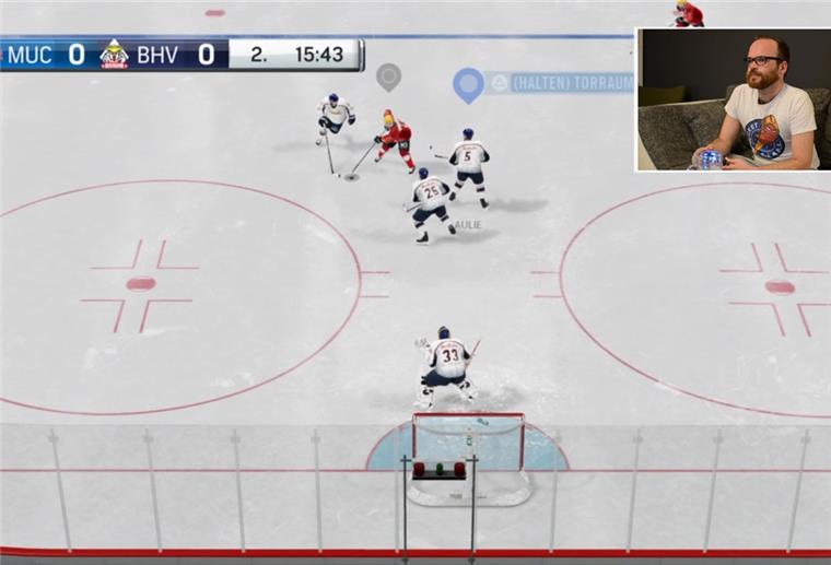 Geduldsspiel zwischen Pinguins und München Malik Fortunus spielt gegen Redakteur Philipp Overschmidt in NHL 19.