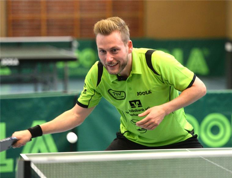 Marcel Czichy tritt mit dem TSV Lunestedt im Tischtennis-Intercup in Charenton an. Foto Scheer 