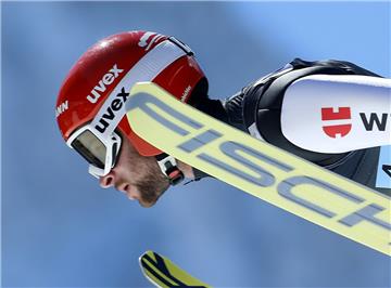 Markus Eisenbichlers Flug auf 246 Meter ist nicht genug für den Sieg. Doch der Bayer hat an diesem Sonntag noch ein großes Ziel.